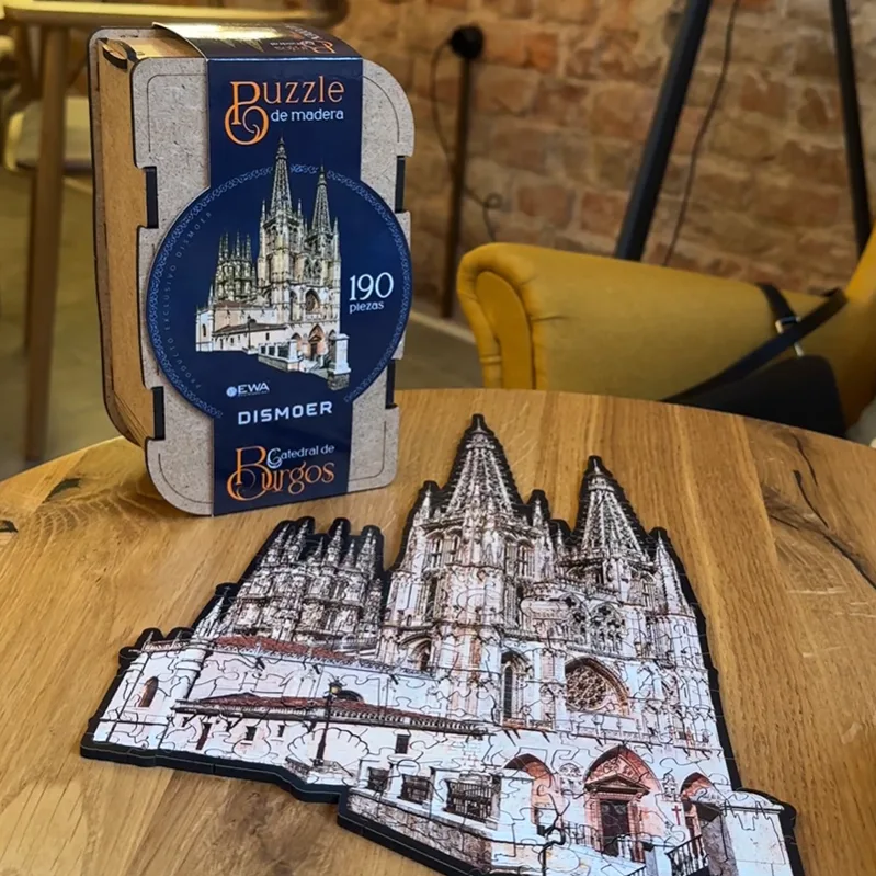 Imagen del producto 3: EWA Puzzle Catedral de Burgos 190 piezas caja de madera