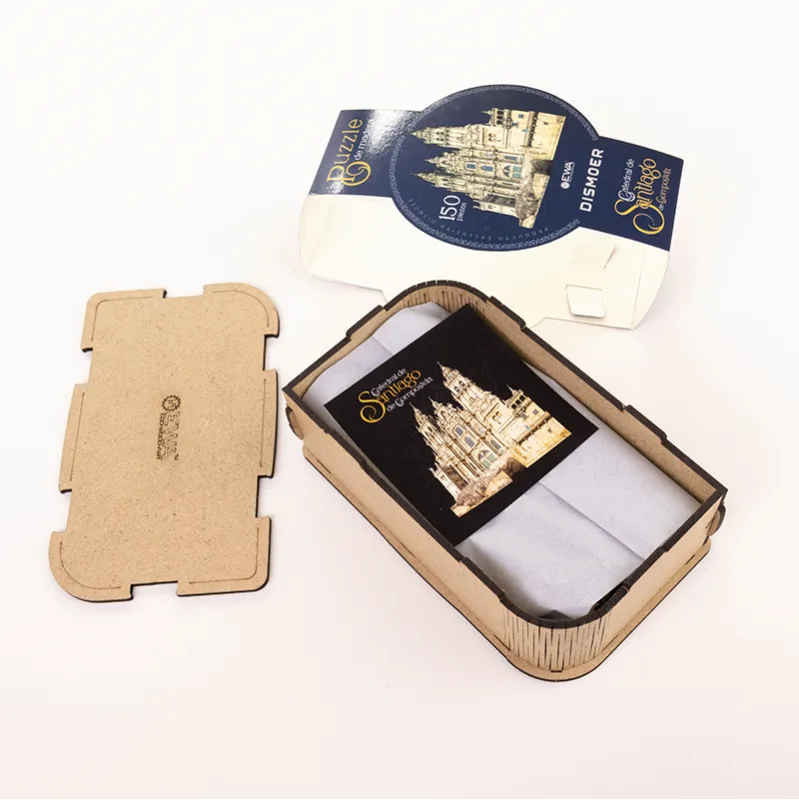 Imagen del producto 5: EWA Puzzle Catedral de Santiago 150 piezas caja de madera
