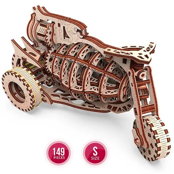 Mr. Playwood Máquina Mecánica Starbike 149 piezas