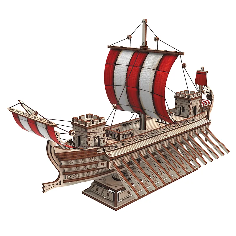 Mr. Playwood Emperor's Trireme "Black Scorpion" 266 pieces