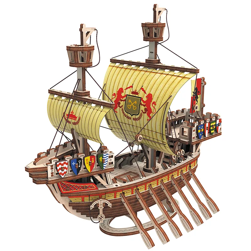 Mr. Playwood Barco León "Flying on the Waves" 177 piezas