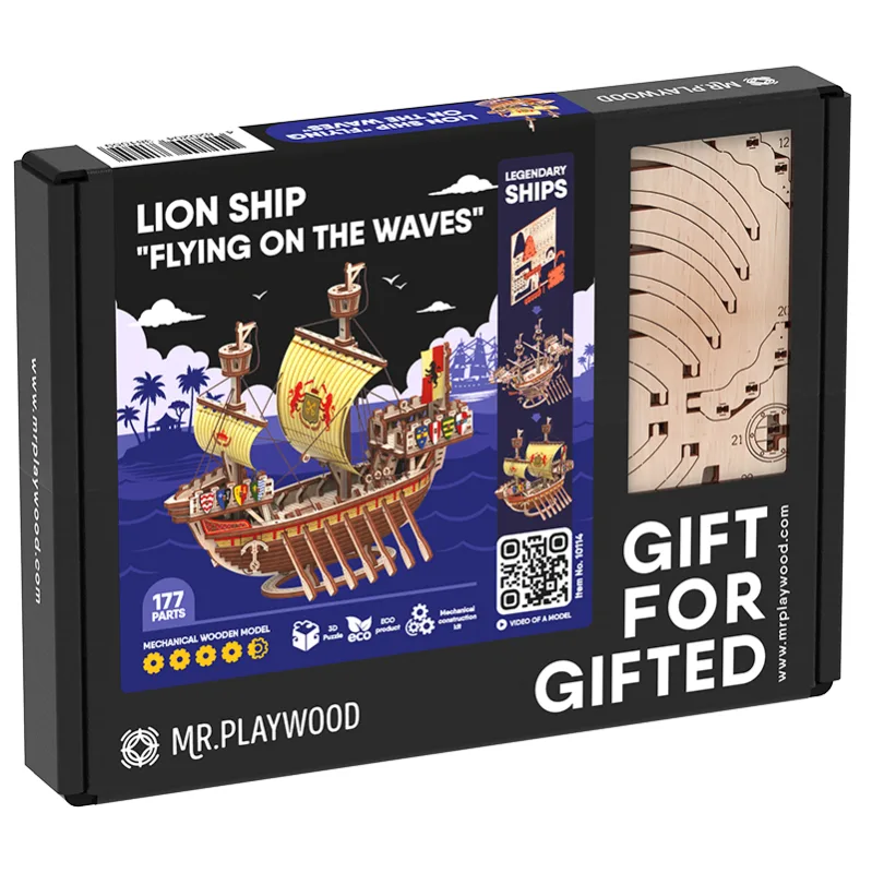 Imagen del producto 2: Mr. Playwood Barco León "Flying on the Waves" 177 piezas