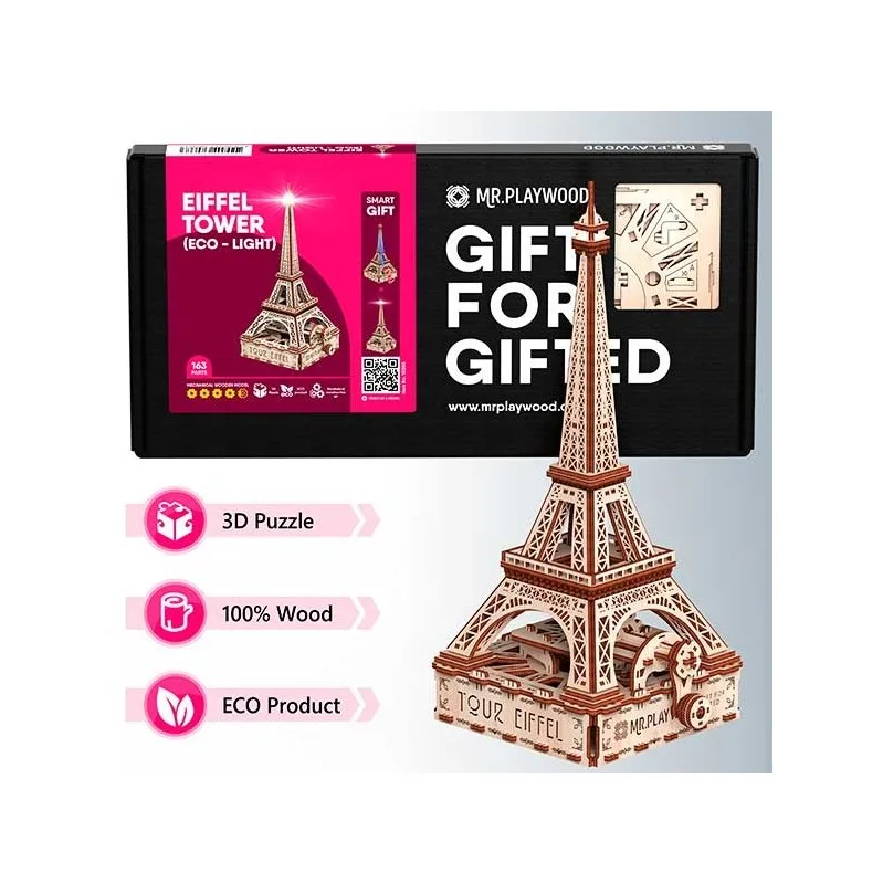 Immagine del prodotto 3: Mr. Playwood Torre Eiffel (Eco - light) 163 pezzi