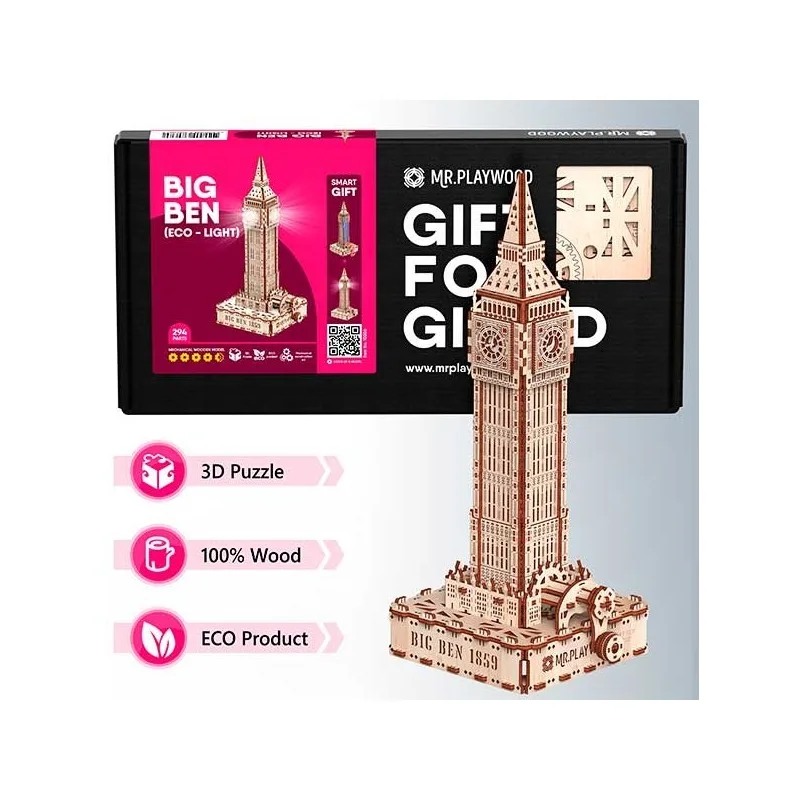 Imagen del producto 2: Mr. Playwood Big Ben (Eco - light) 294 piezas