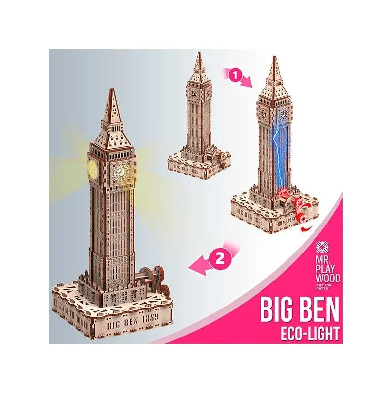 Imagen del producto 3: Mr. Playwood Big Ben (Eco - light) 294 piezas