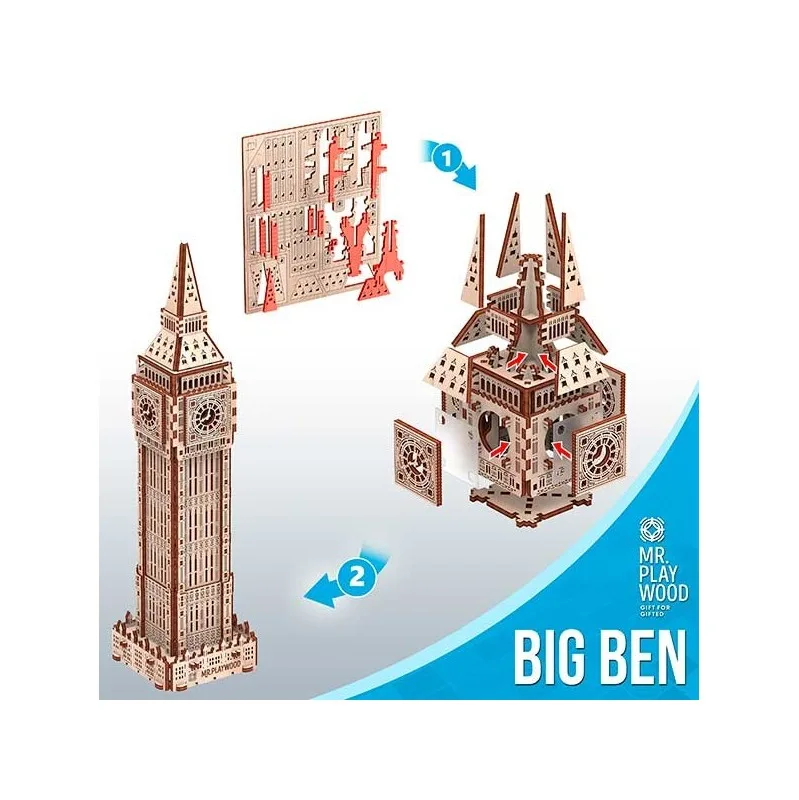 Imagen del producto 2: Mr. Playwood Big Ben 215 piezas