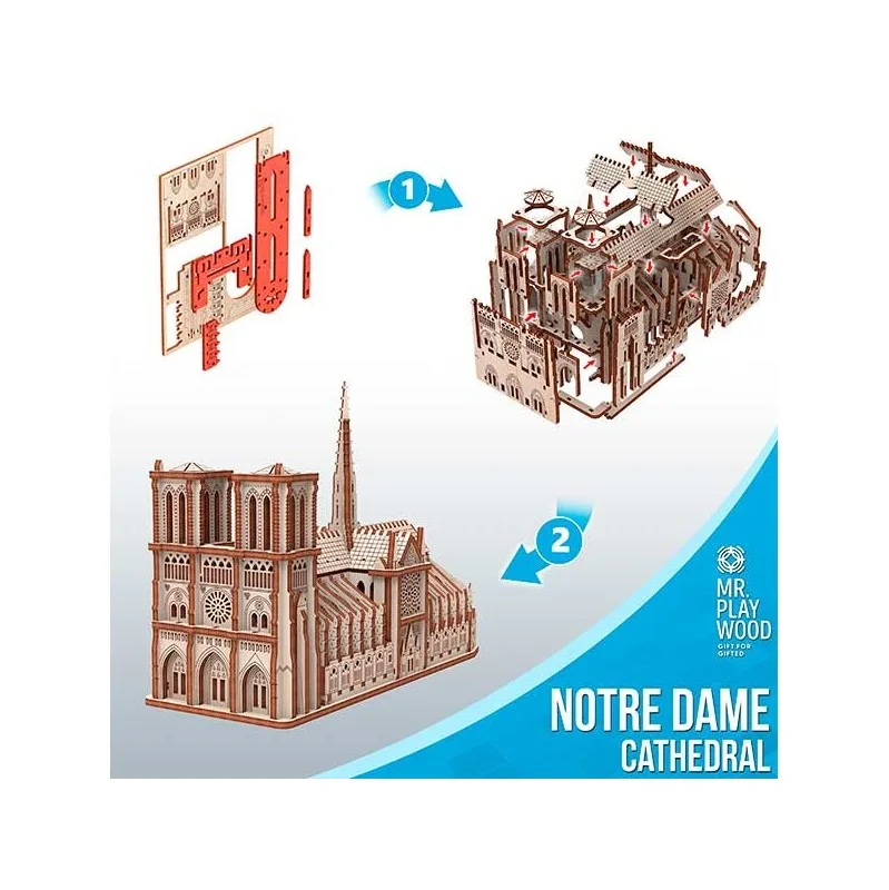 Imagen del producto 2: Mr. Playwood Catedral de Notre Dame 148 piezas