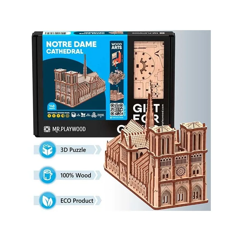 Imagen del producto 3: Mr. Playwood Catedral de Notre Dame 148 piezas
