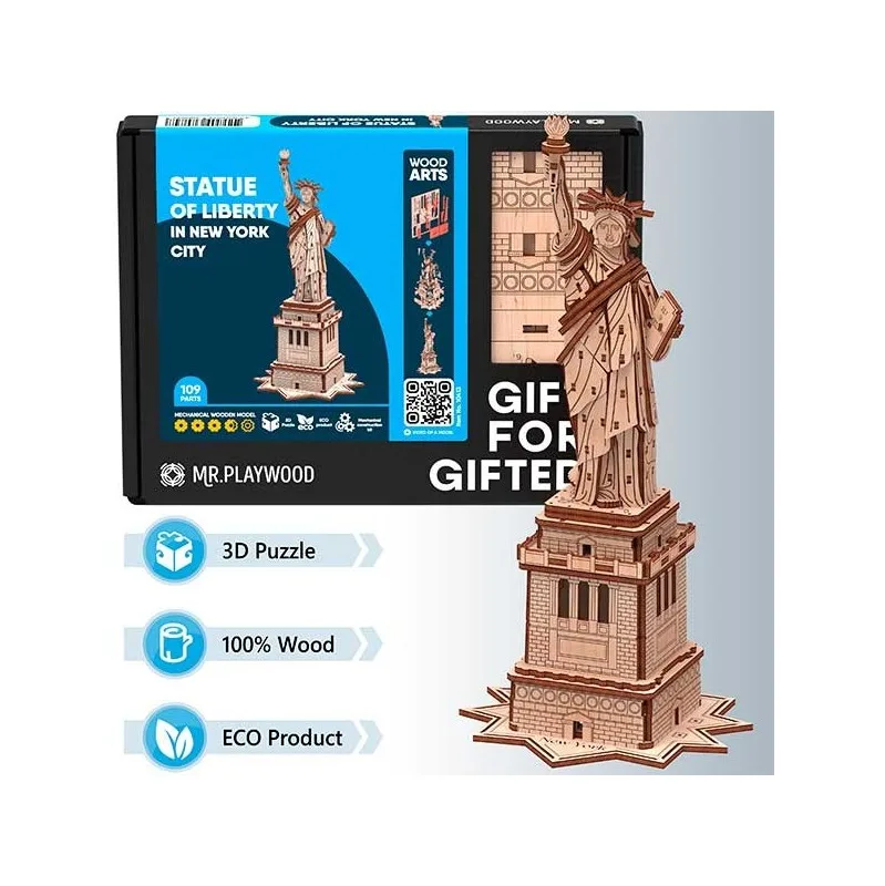 Immagine del prodotto 3: Mr. Playwood Statua della Libertà 109 pezzi
