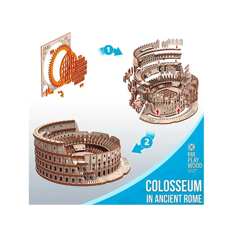 Imagen del producto 2: Mr. Playwood Coliseo de Roma 305 piezas