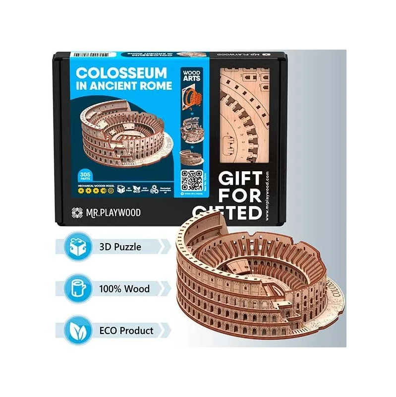 Imagen del producto 3: Mr. Playwood Coliseo de Roma 305 piezas