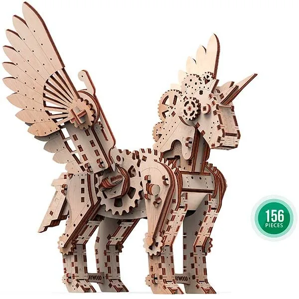 Mr. Playwood Unicornio Mecánico "S" 140 piezas