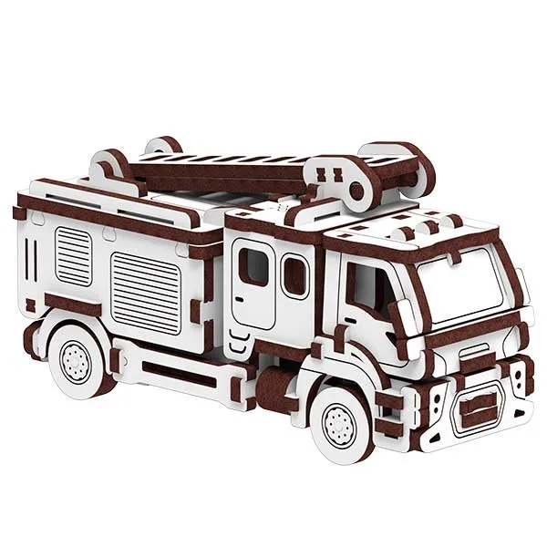 Mr. Playwood Camión de Bomberos 86 piezas