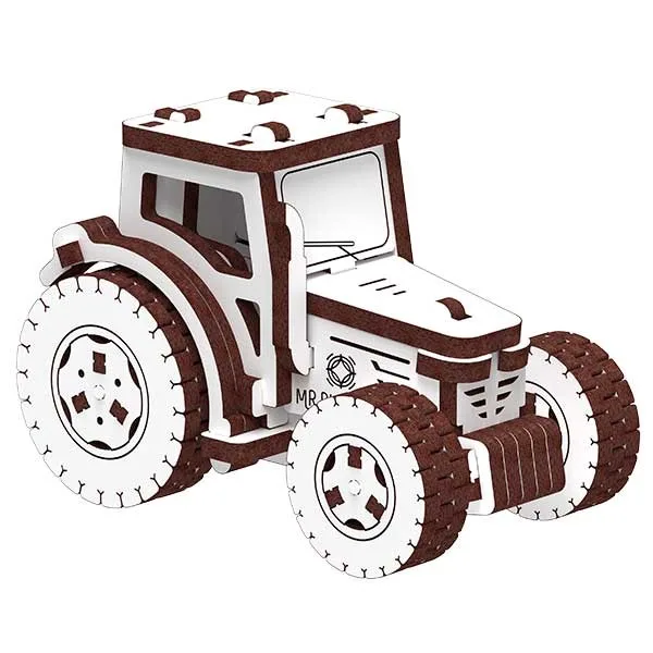 Mr. Playwood All-Terrain Tractor 60 pieces
