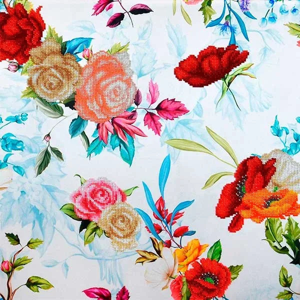 MiniArt Crafts Nature Pastel Blue Bouquet