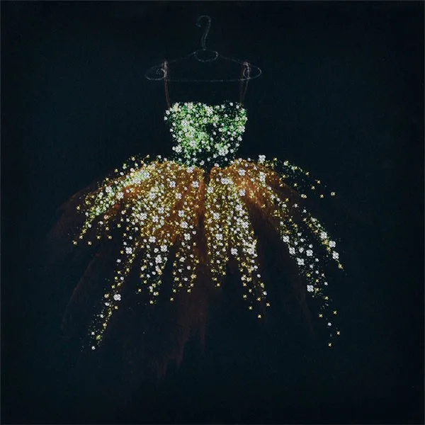 MiniArt Crafts Abstract Golden Dress