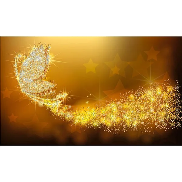 MiniArt Crafts Abstract Sparkling Butterfly