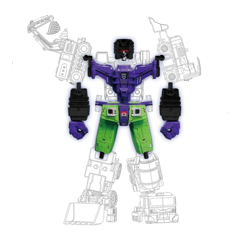 Blokees Accesorio Defender Version Transformers: Devastator Combining Accesory
