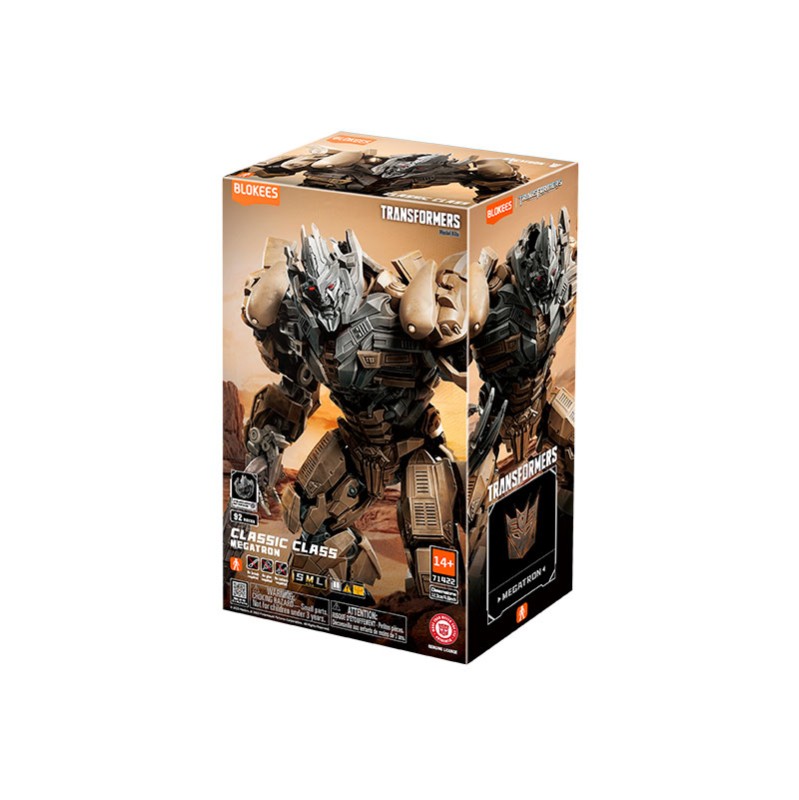 Imagen del producto 2: Blokees Figura Classic Class Transformers 22: Megatron (Light-Up Eyes)