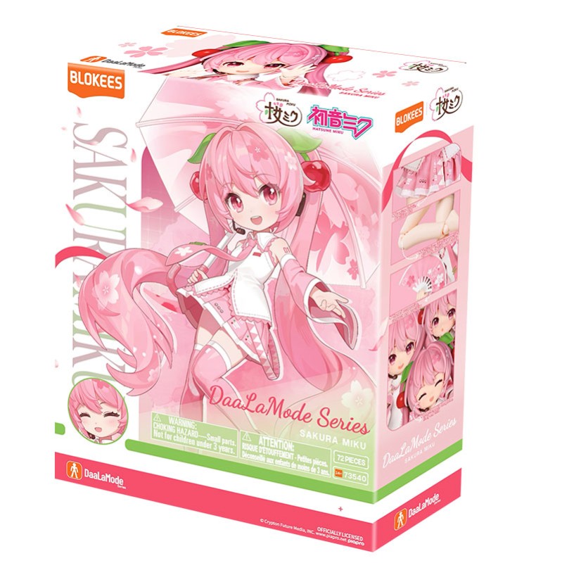Imagen del producto 2: Blokees Figura DaaLaMode Series Hatsune Miku: Sakura Miku