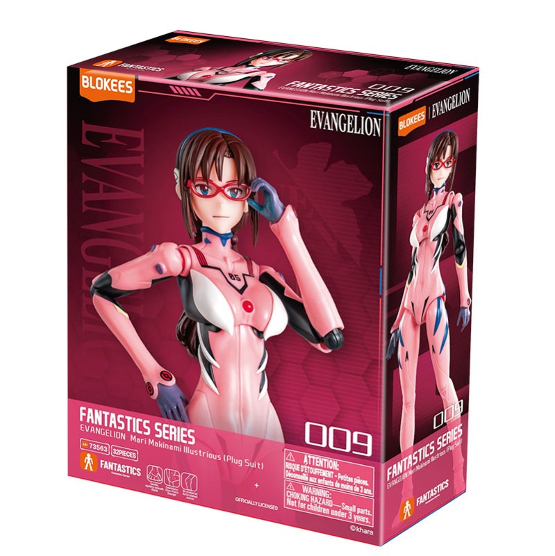 Imagen del producto 2: Blokees Figura Fantastics Series Evangelion: Mari Makinami Illustrious (Plug Suit)