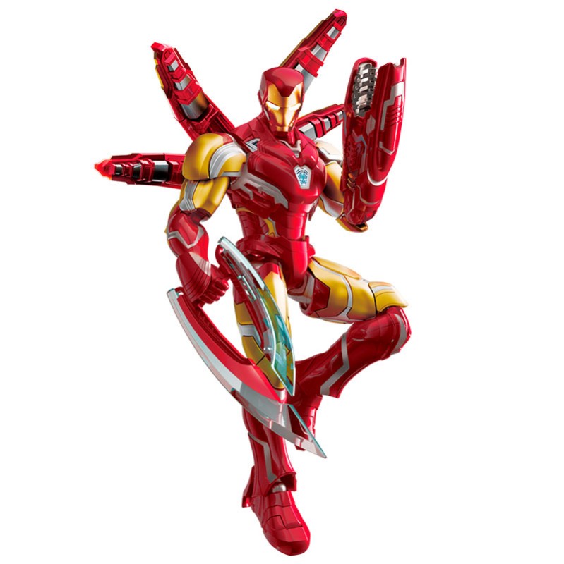 Imagen del producto 3: Blokees Figura Champion Class Marvel Infinity Saga: Iron Man MK85 EX