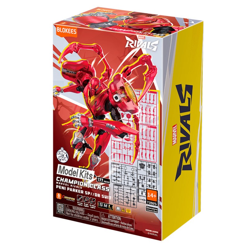 Imagen del producto 2: Blokees Figura Champion Class Marvel Rivals: Peni Parker SP//dr Suit