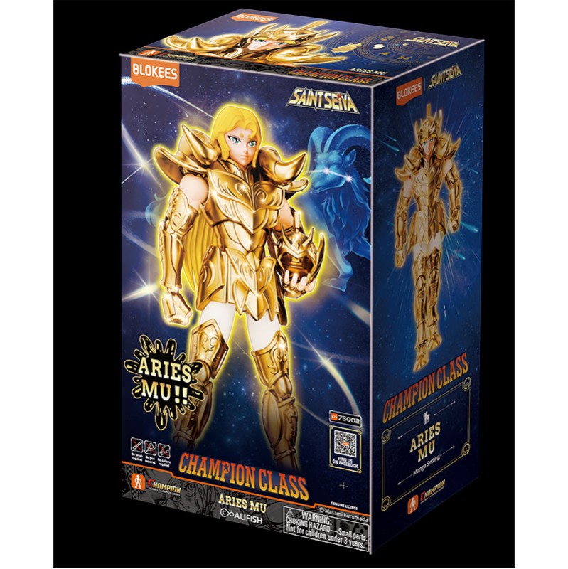 Imagen del producto 2: Blokees Figura Champion Class Saint Seiya: Aries Mu