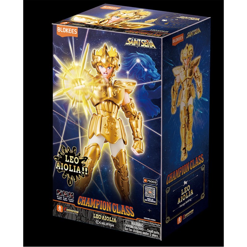 Imagen del producto 2: Blokees Figura Champion Class Saint Seiya: Leo Aiolia
