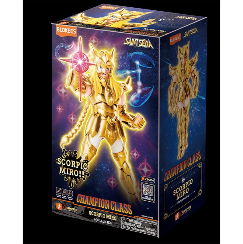 Imagen del producto 2: Blokees Figura Champion Class Saint Seiya: Scorpio Miro
