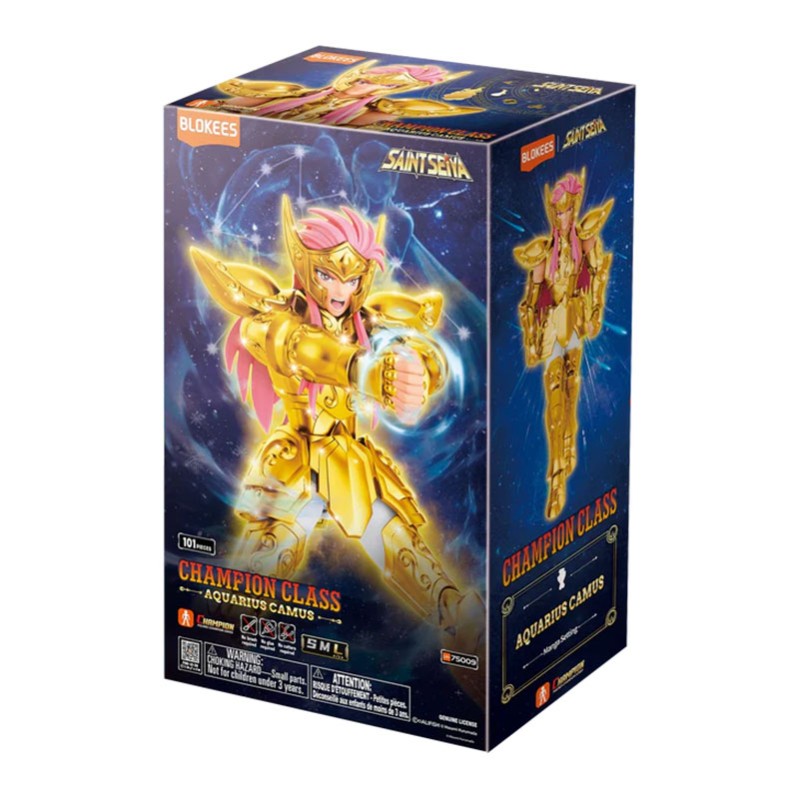 Imagen del producto 2: Blokees Figura Champion Class Saint Seiya: Aquarius Camus