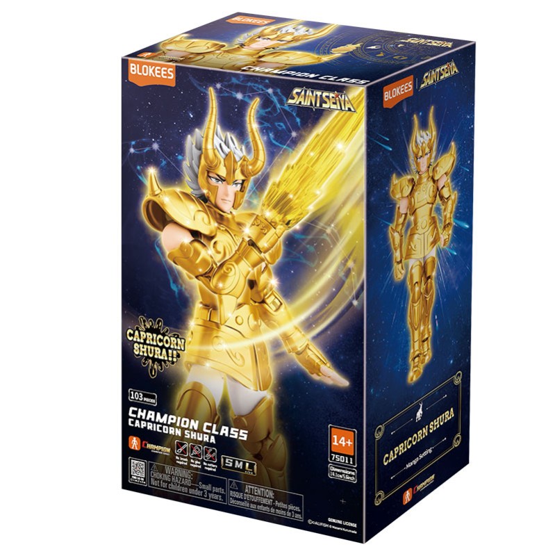 Imagen del producto 2: Blokees Figura Champion Class Saint Seiya: Capricorn Shura