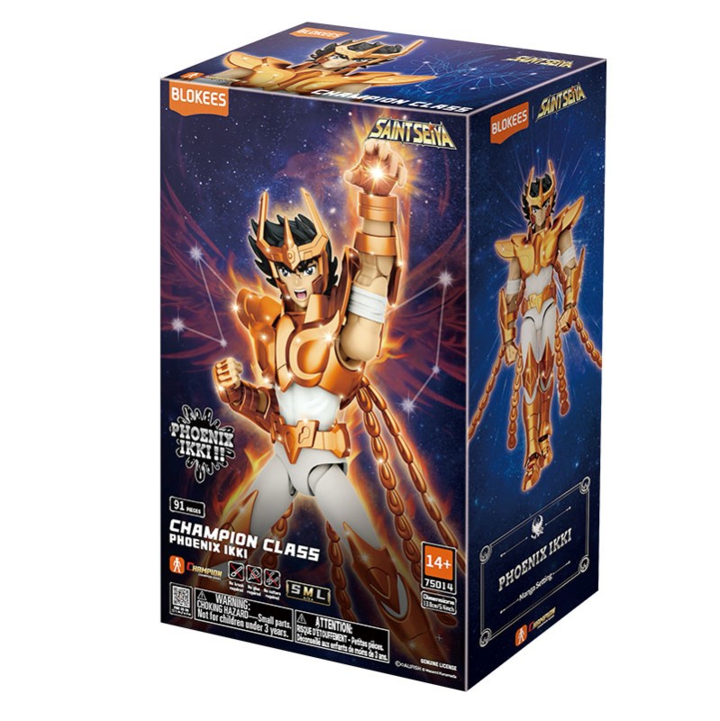 Imagen del producto 2: Blokees Figura Champion Class Saint Seiya: Phoenix Ikki