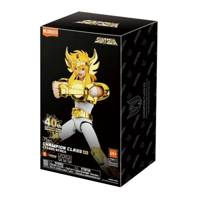 Imagen del producto 2: Blokees Figura Champion Class Saint Seiya: Cygnus Hyoga EX
