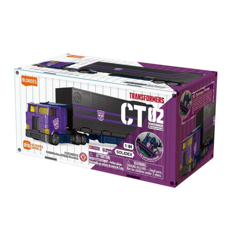 Imagen del producto 2: Blokees Figura Blokees Wheels CT02: Shattered Glass Optimus Prime