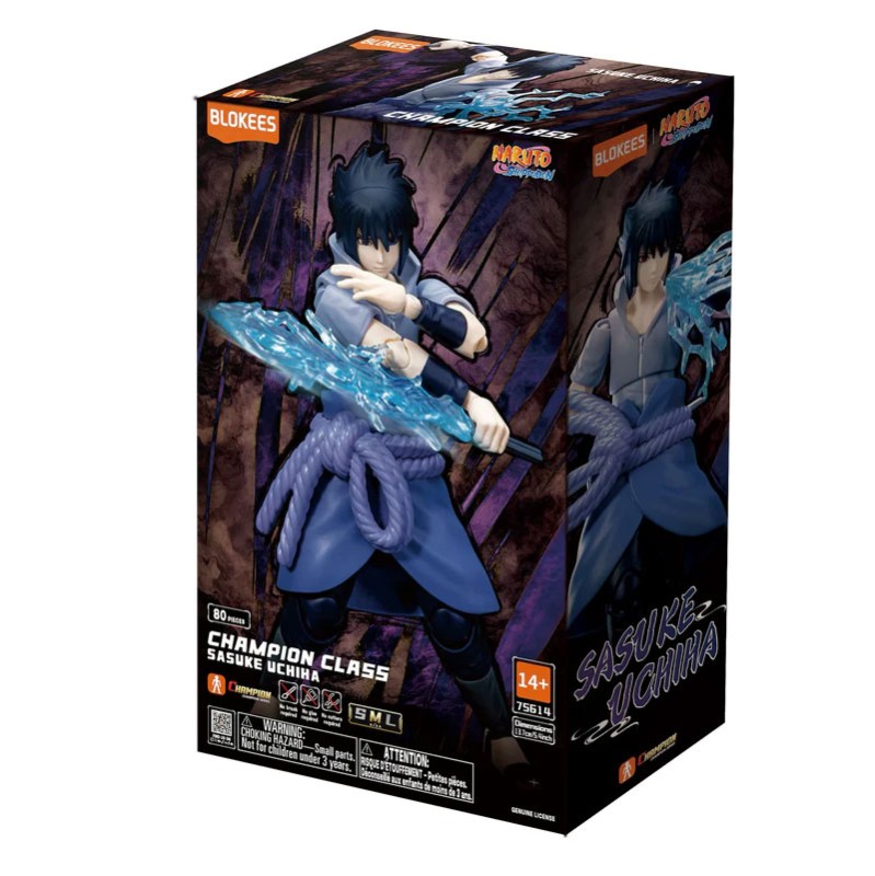 Imagen del producto 2: Blokees Figura Champion Class Naruto CC04: Sasuke Uchiha