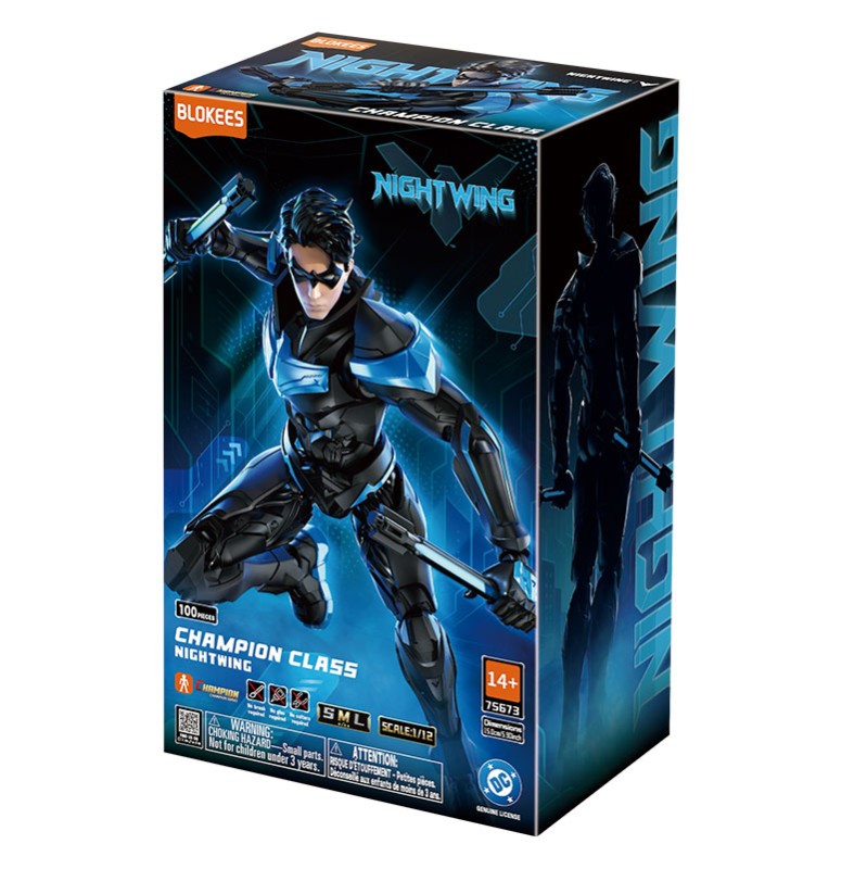 Imagen del producto 2: Blokees Figura Champion Class DC 03: Nightwing
