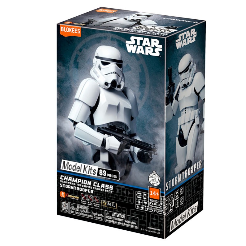 Imagen del producto 2: Blokees Figura Champion Class Star Wars: Stormtrooper