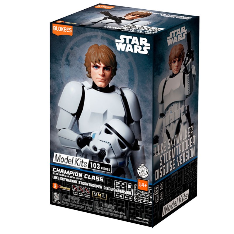 Imagen del producto 2: Blokees Figura Champion Class Star Wars: Luke Stormtrooper