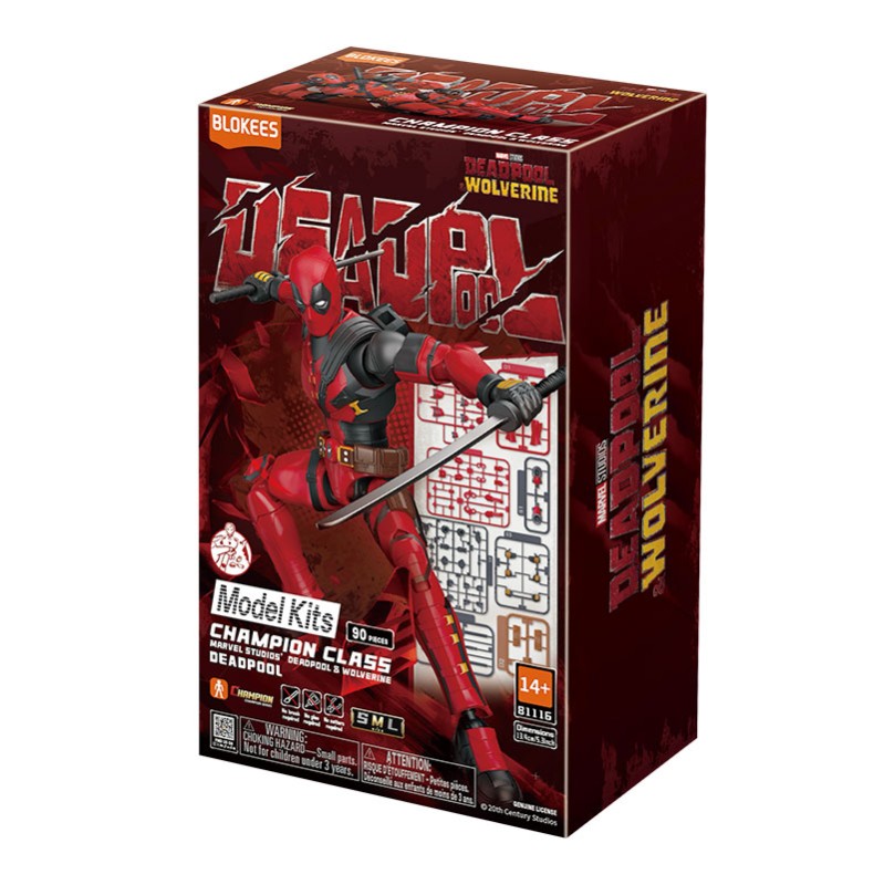 Imagen del producto 2: Blokees Figura Champion Class Marvel Heroes: Deadpool