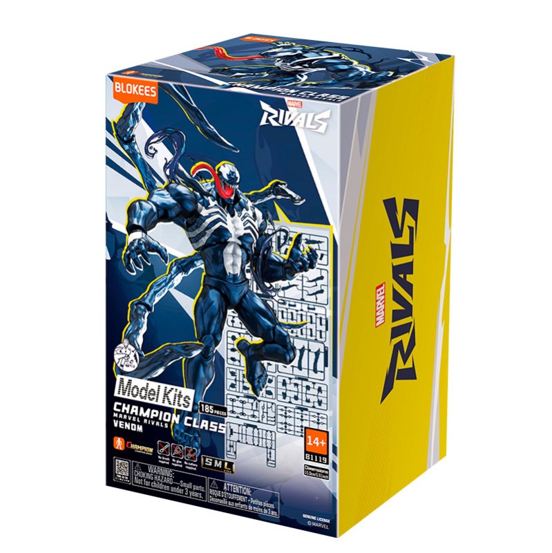 Imagen del producto 2: Blokees Figura Champion Class Marvel Rivals: Venom