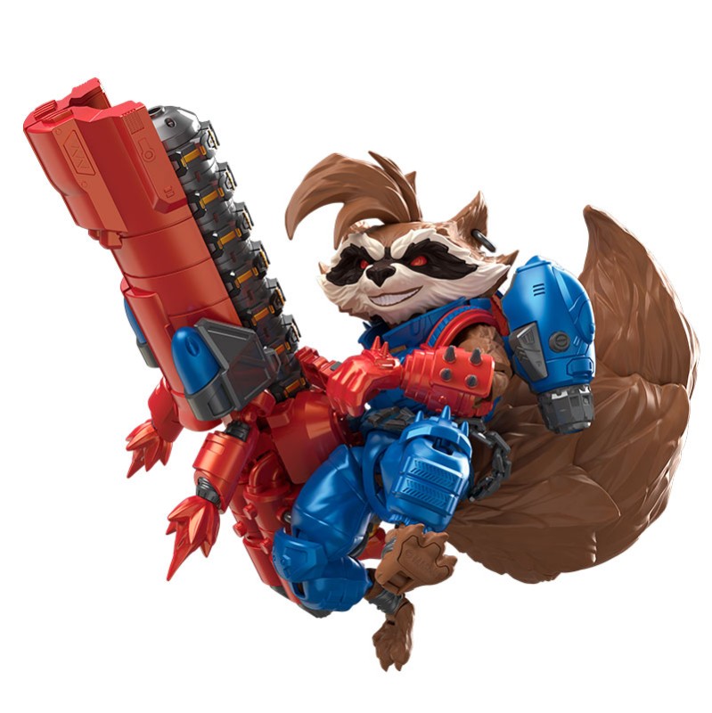 Imagen del producto 3: Blokees Figura Champion Class Marvel Rivals: Rocket Racoon
