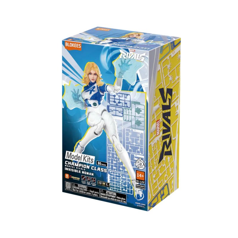Imagen del producto 2: Blokees Figura Champion Class Marvel 11 Rivals: Invisible Woman