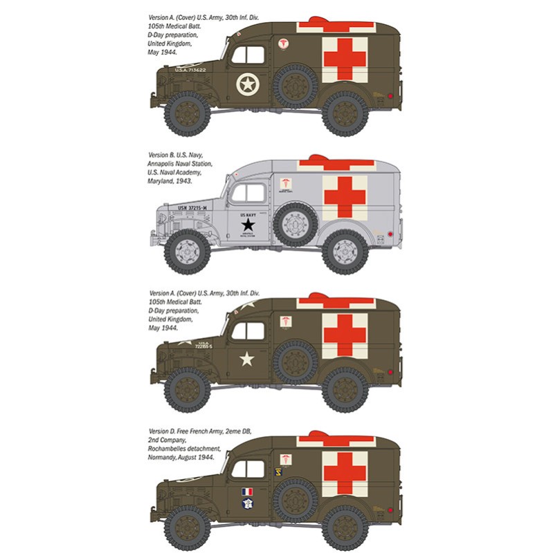Immagine del prodotto 3: Italerí Ambulanza Dodge WC54 Ambulance 1:35