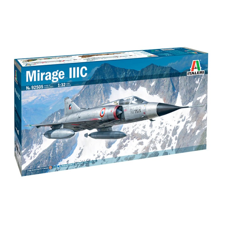 Imagen del producto 2: Italeri Avión Mirage IIIC 1:32