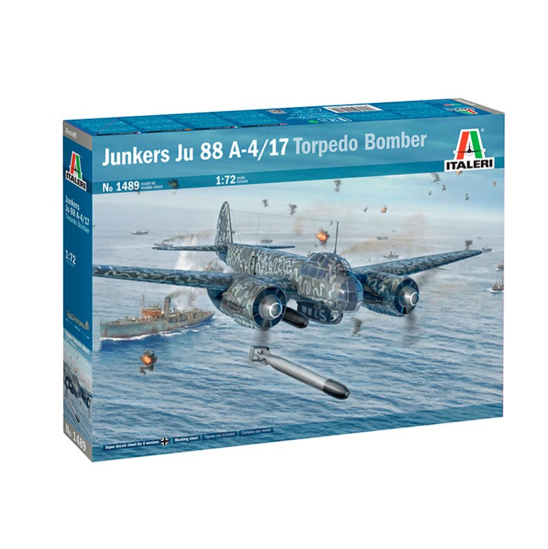 Immagine del prodotto 2: Italeri Aereo Junkers Ju 88 A-17 Torpedo Bomber 1:72