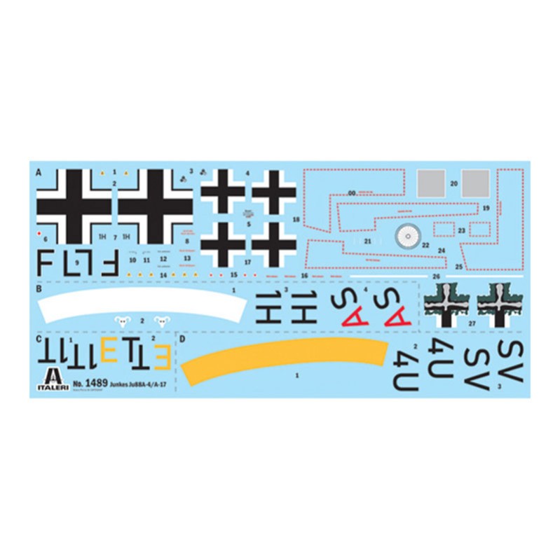 Immagine del prodotto 4: Italeri Aereo Junkers Ju 88 A-17 Torpedo Bomber 1:72