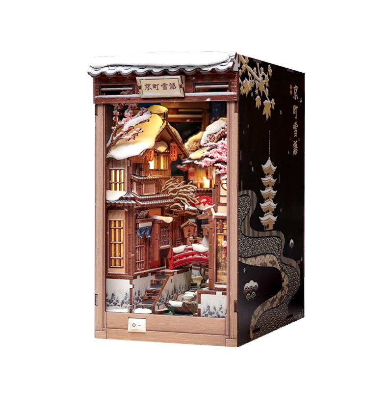 Cutebee Book Nook Kyoto Snow Whisper 286 piezas