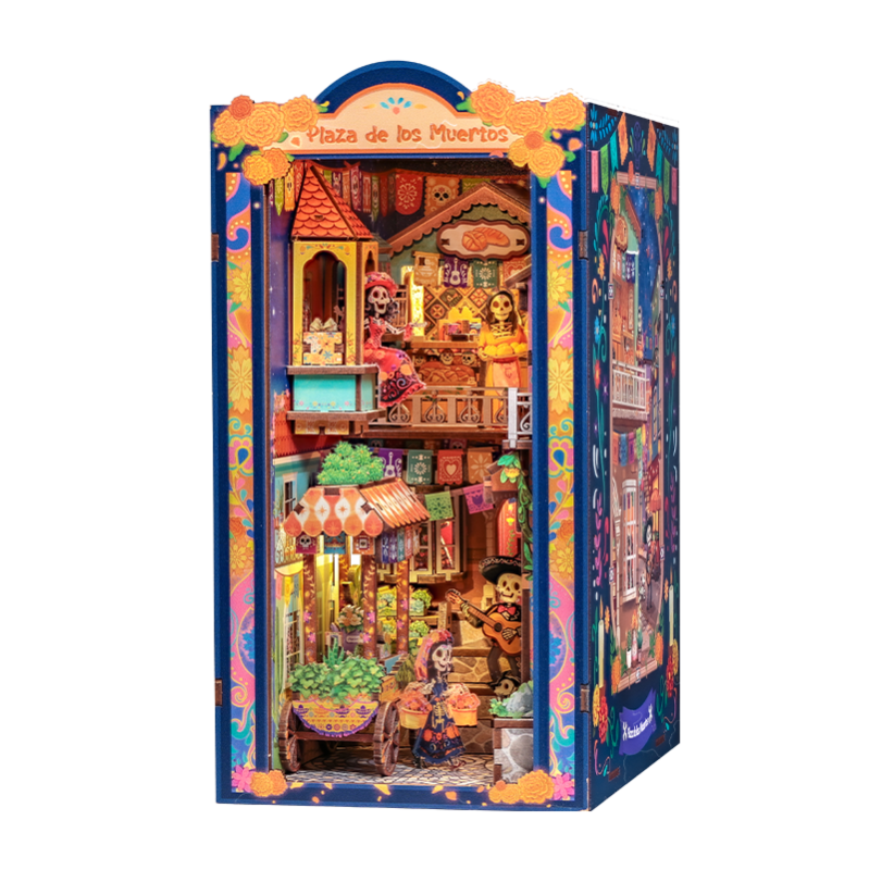 Cutebee Book Nook Plaza de los Muertos 350 piezas