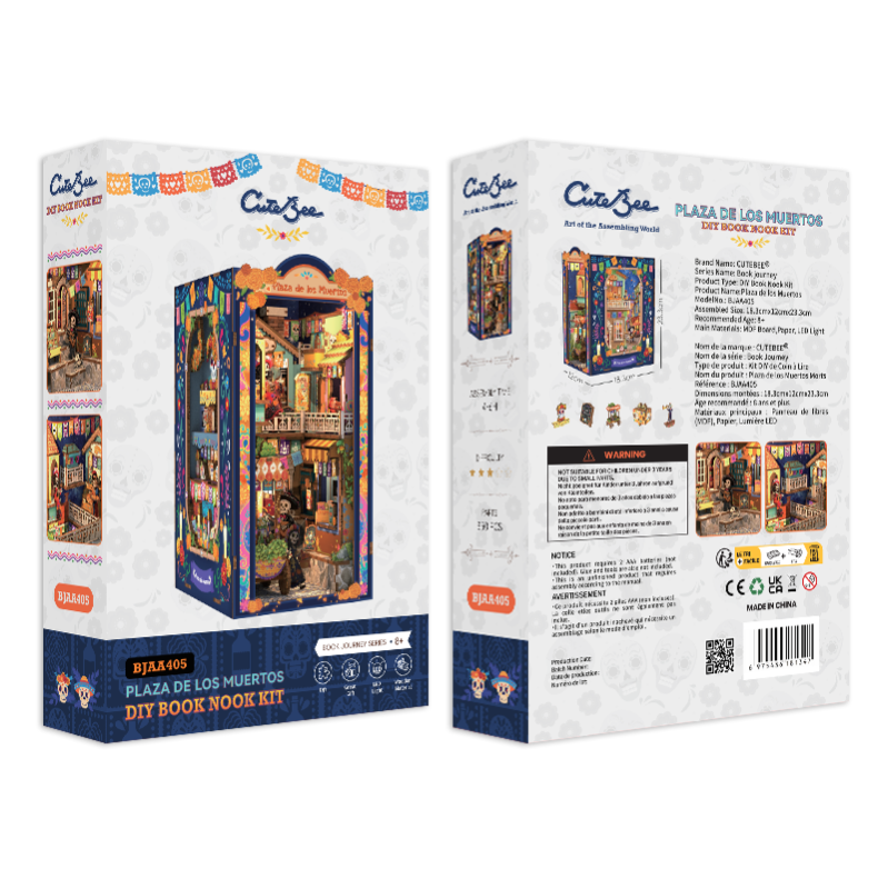 Imagen del producto 5: Cutebee Book Nook Plaza de los Muertos 350 piezas